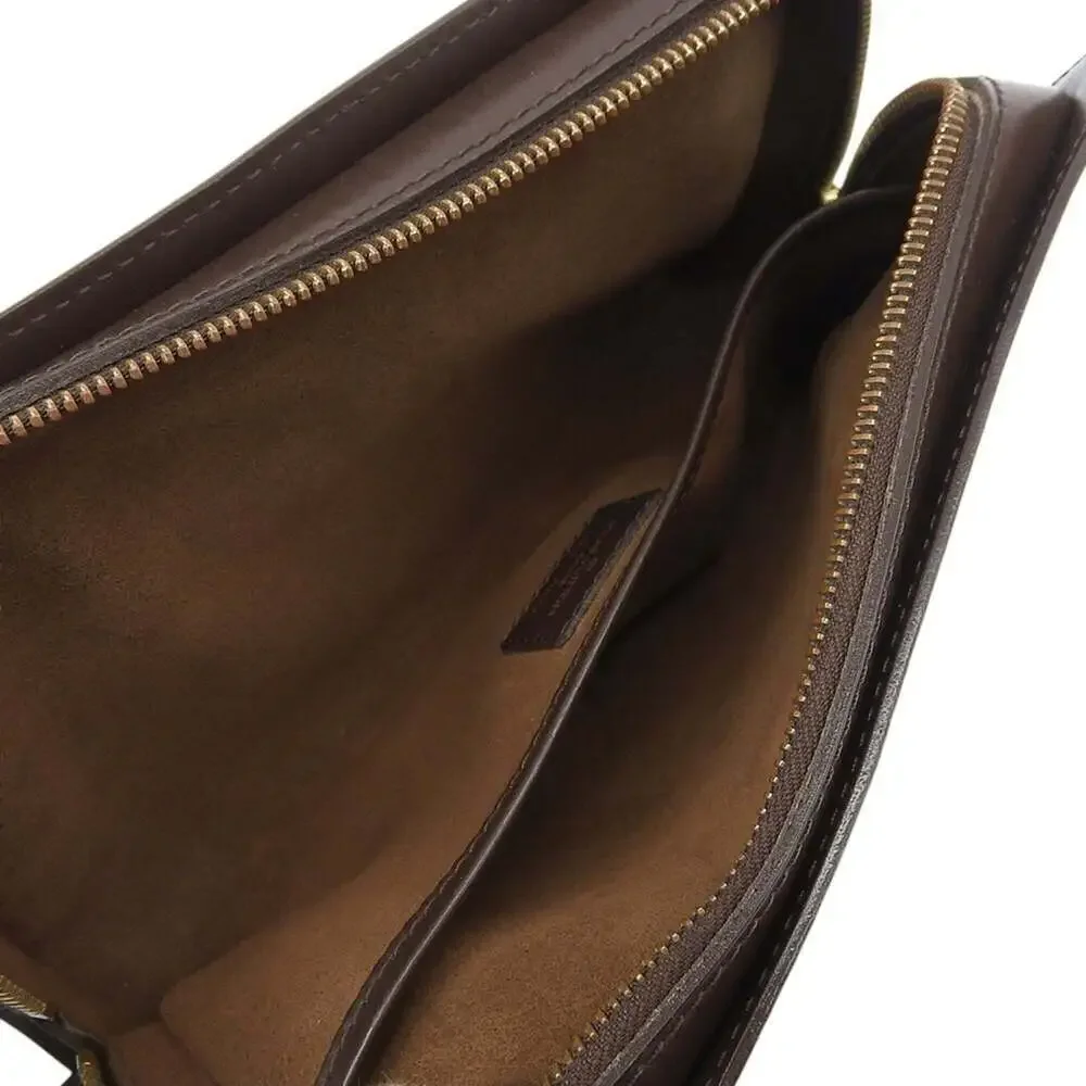 LOUIS VUITTON Brown Damier Clutch Bag